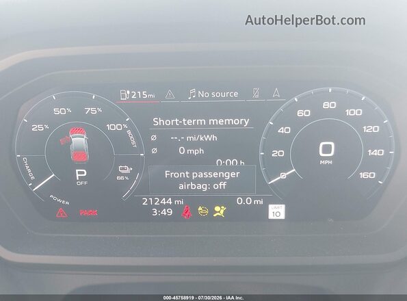 WA1LUBFZ0RP034876 2024 AUDI Q4 Белый Вид задних сидений