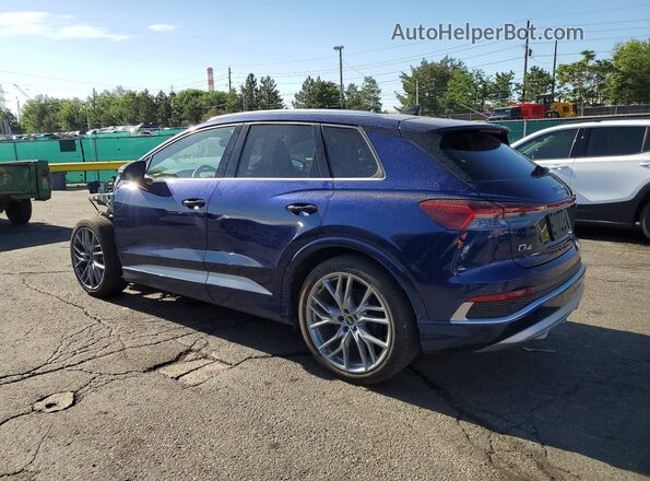 WA1LUBFZ8SP043833 2025 AUDI Q4 Blue Задня ліва чверть