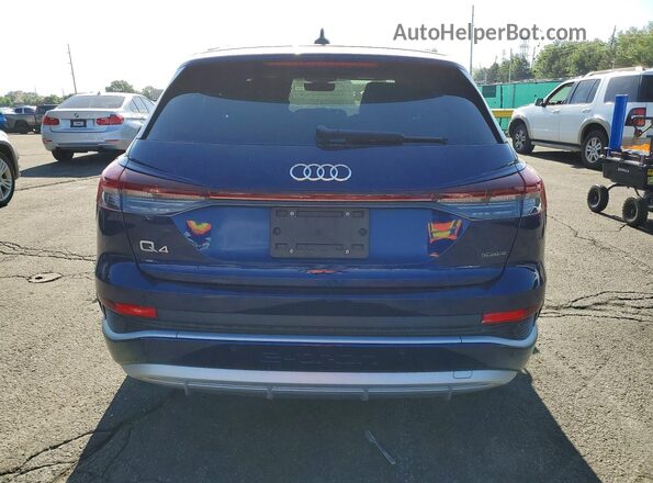 WA1LUBFZ8SP043833 2025 AUDI Q4 Blue Вид ззаду
