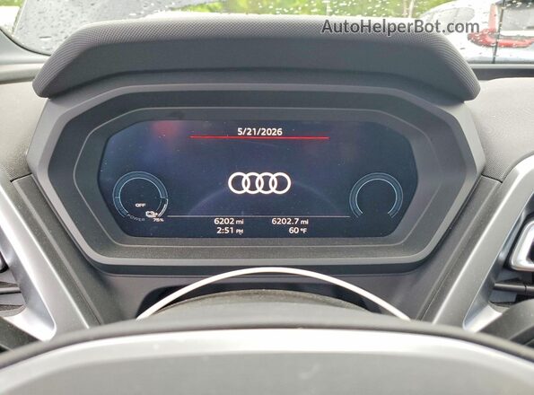 WA1LUBFZ9SP068787 2025 AUDI Q4 Black Սարքավորումների վահանակի տեսք