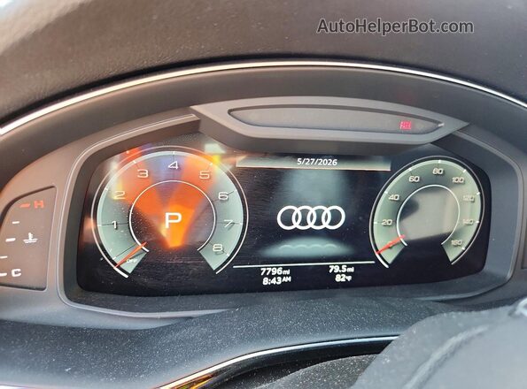 WA1LVBF78SD031159 2025 AUDI Q7 Gray ხელსაწყოთა პანელის ხედი