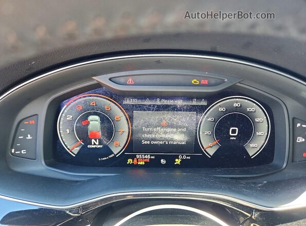 WA1LXAF71LD004536 2020 AUDI Q7 White Vista del cuadro de instrumentos
