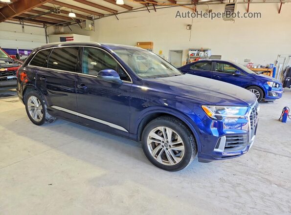 WA1LXAF73LD000164 2020 AUDI Q7 Синий Передняя правая четверть
