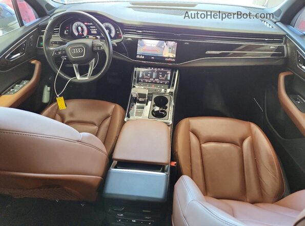 WA1LXAF73LD000164 2020 AUDI Q7 Синий Вид панели приборов