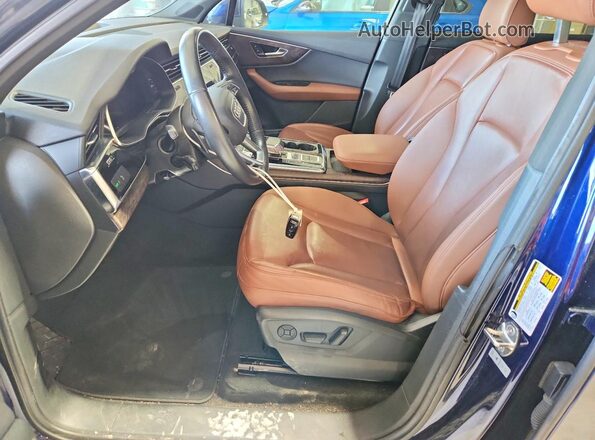 WA1LXAF73LD000164 2020 AUDI Q7 Синий Вид салона спереди