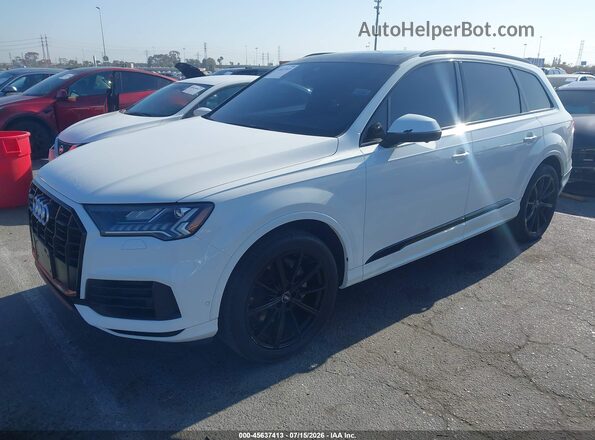 WA1LXAF73LD005283 2020 AUDI Q7 White წინა მარცხენა ხედი სამი მეოთხედიდან