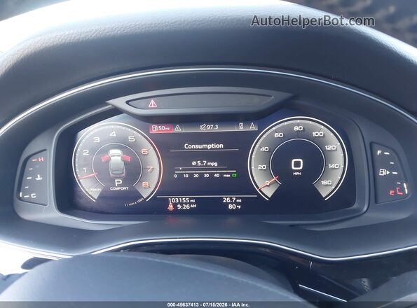 WA1LXAF73LD005283 2020 AUDI Q7 White უკანა სავარძლების ხედი