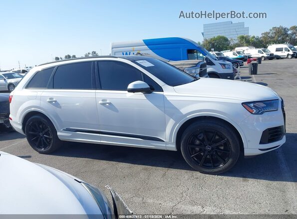 WA1LXAF73LD005283 2020 AUDI Q7 White უკანა სალონის ხედი