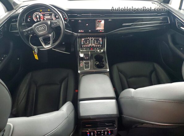 WA1LXAF73MD000117 2021 AUDI Q7 Black წინა პანელის ხედი