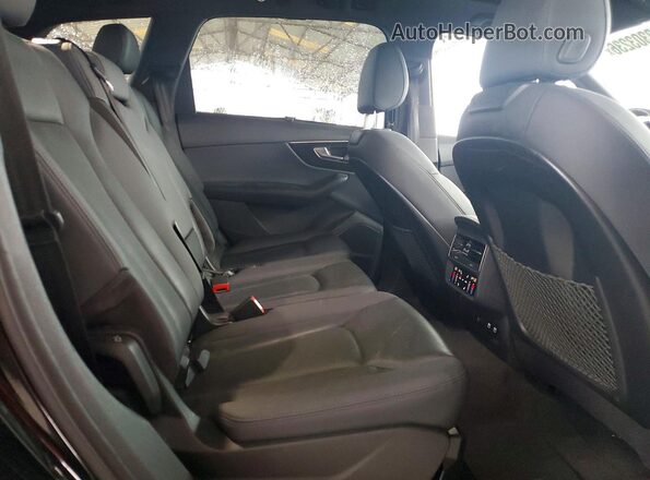 WA1LXAF73MD000117 2021 AUDI Q7 Black უკანა სავარძლების ხედი