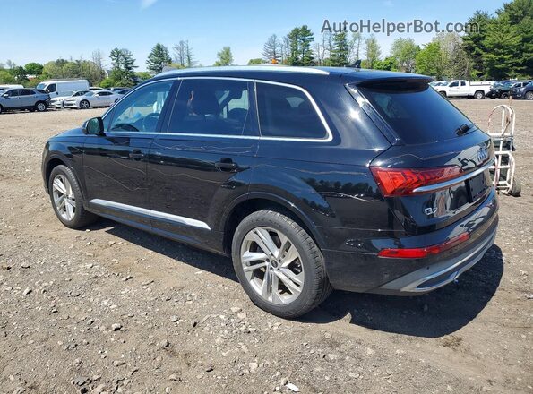 WA1LXAF75MD013614 2021 AUDI Q7 Black Հետևի ձախ