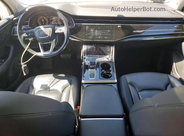 WA1LXAF75MD013614 2021 AUDI Q7 Black Առջևի վահանակի տեսք