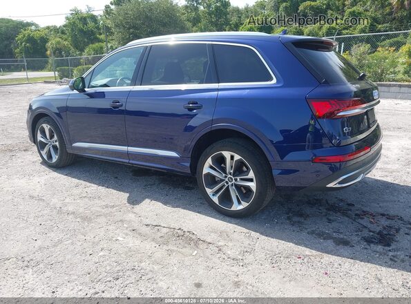 WA1LXAF76MD011922 2021 AUDI Q7 Dark Blue Rear left