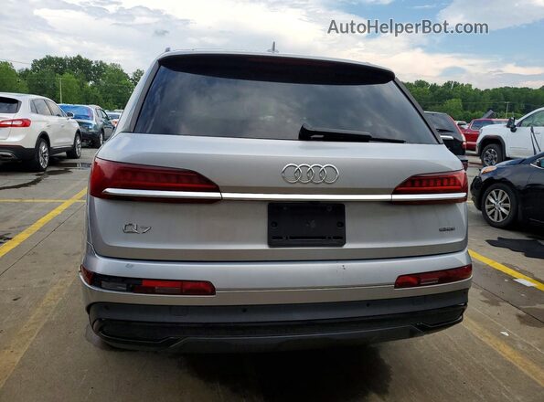 WA1LXAF79MD027371 2021 AUDI Q7 Silver Հետևի տեսք