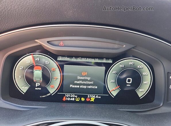 WA1LXBF70PD011909 2023 AUDI Q7 Черный Вид щитка приборов