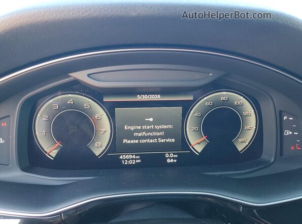 WA1LXBF73PD014867 2023 AUDI Q7 Gray Widok zestawu wskaźników