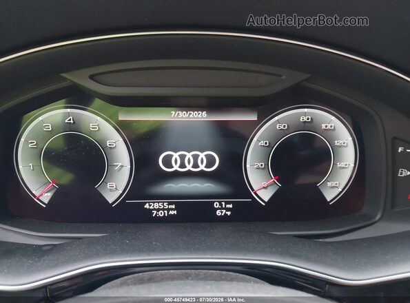 WA1LXBF73PD016960 2023 AUDI Q7 White Հետևի նստատեղերի տեսք