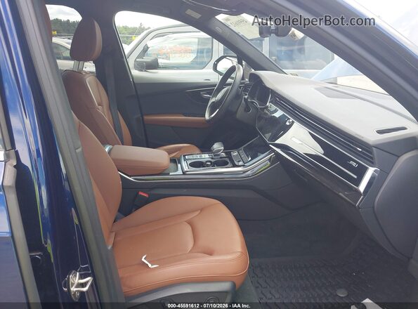 WA1LXBF79ND008097 2022 AUDI Q7 Blue წინა სალონის ხედი