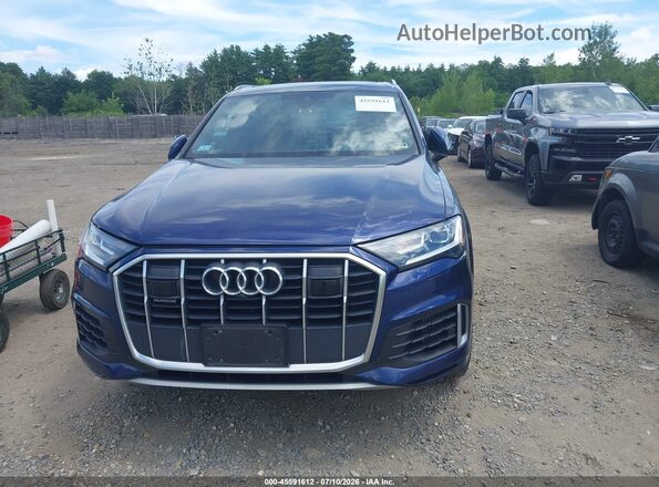WA1LXBF79ND008097 2022 AUDI Q7 Blue ხელსაწყოთა პანელის ხედი