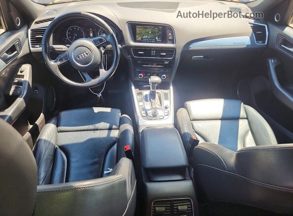 WA1M2AFP3HA046489 2017 AUDI Q5 Black Dashboard view