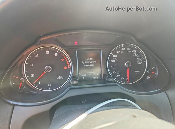 WA1M2AFP3HA046489 2017 AUDI Q5 Black Instrument cluster view