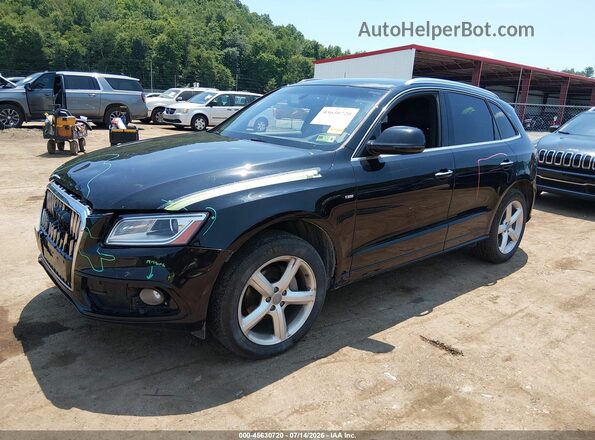 WA1M2AFP5HA062211 2017 AUDI Q5 Black Առջևի ձախ երեք քառորդ տեսարան