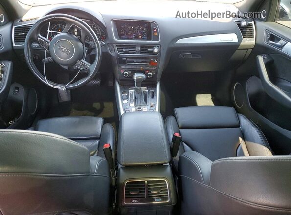 WA1M2AFP7HA038041 2017 AUDI Q5 Silver Առջևի վահանակի տեսք