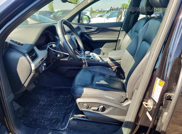 WA1MABF72HD016987 2017 AUDI Q7 Черный Вид салона спереди
