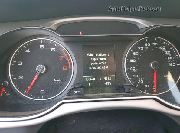WA1TFAFL7GA013457 2016 AUDI A4 Silver ხელსაწყოთა პანელის ხედი