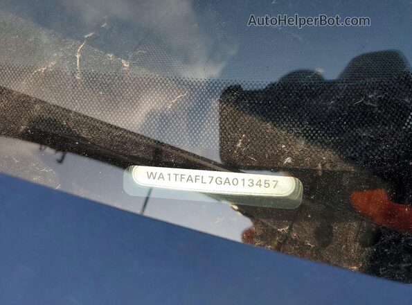WA1TFAFL7GA013457 2016 AUDI A4 Silver ძრავის განყოფილების ხედი