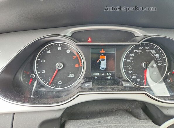 WA1UFAFL0GA010078 2016 AUDI A4 Черный Вид щитка приборов
