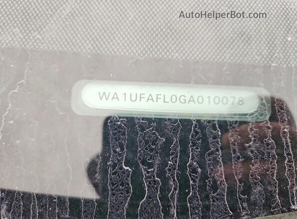 WA1UFAFL0GA010078 2016 AUDI A4 Черный Вид подкапотного пространства