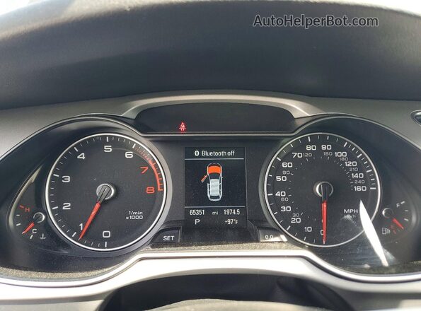 WA1UFAFL5GA006401 2016 AUDI A4 Black Vista del cuadro de instrumentos