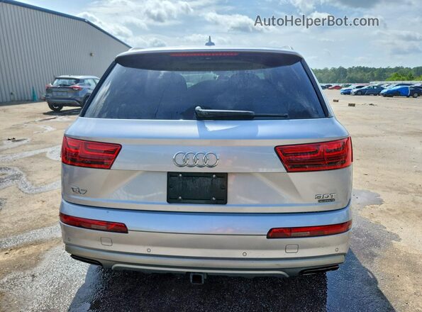 WA1VAAF70HD050098 2017 AUDI Q7 Silver უკანა ხედი