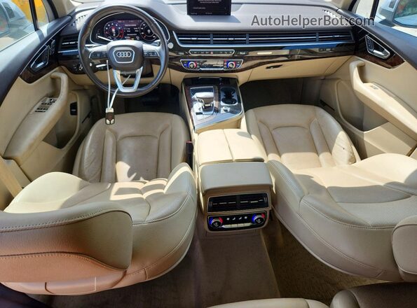 WA1VAAF70HD050098 2017 AUDI Q7 Silver წინა პანელის ხედი