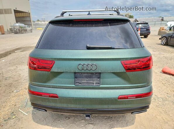 WA1VAAF70JD000226 2018 AUDI Q7 Green Вид ззаду