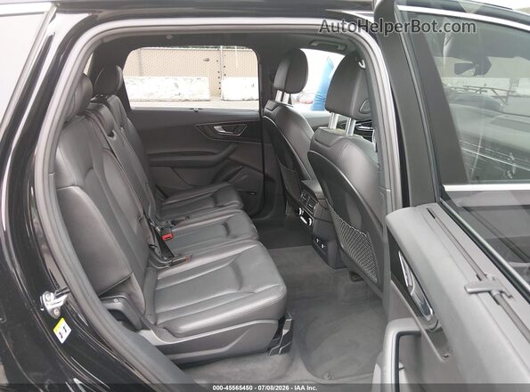 WA1VAAF70JD019312 2018 AUDI Q7 Black Vista de la etiqueta del VIN