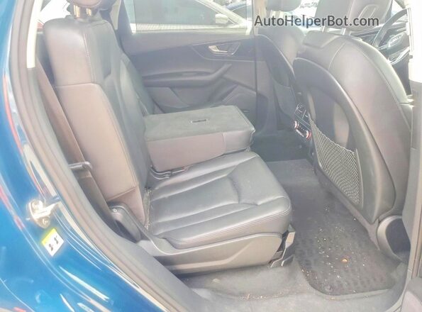 WA1VAAF70KD029422 2019 AUDI Q7 Turquoise უკანა სალონის ხედი