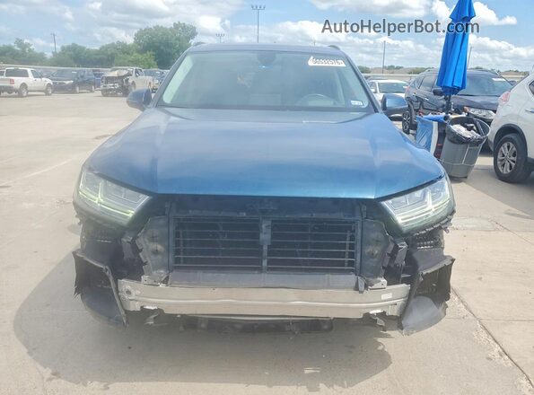 WA1VAAF70KD029422 2019 AUDI Q7 Turquoise წინა ხედი