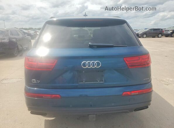 WA1VAAF70KD029422 2019 AUDI Q7 Turquoise უკანა ხედი