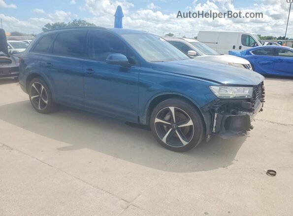 WA1VAAF70KD029422 2019 AUDI Q7 Turquoise წინა მარჯვენა