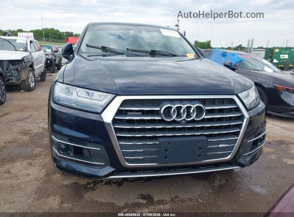 WA1VAAF71JD010537 2018 AUDI Q7 Black Widok zestawu wskaźników
