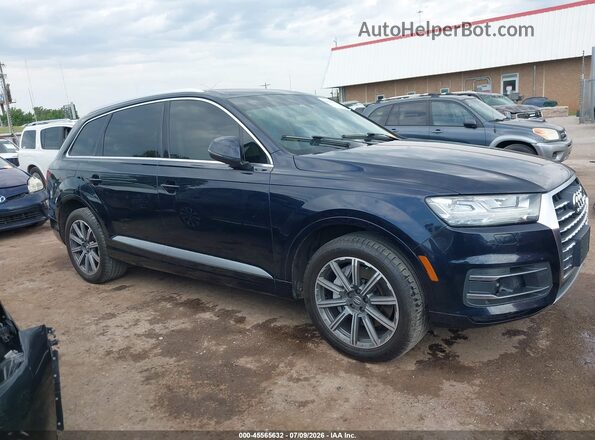WA1VAAF71JD010537 2018 AUDI Q7 Black Widok wnętrza z tyłu