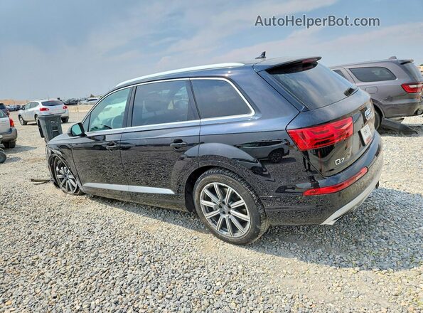 WA1VAAF71KD014931 2019 AUDI Q7 Black უკანა მარცხენა