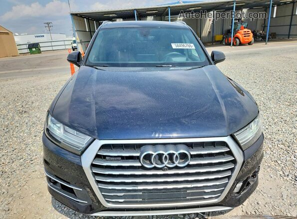 WA1VAAF71KD014931 2019 AUDI Q7 Black წინა ხედი