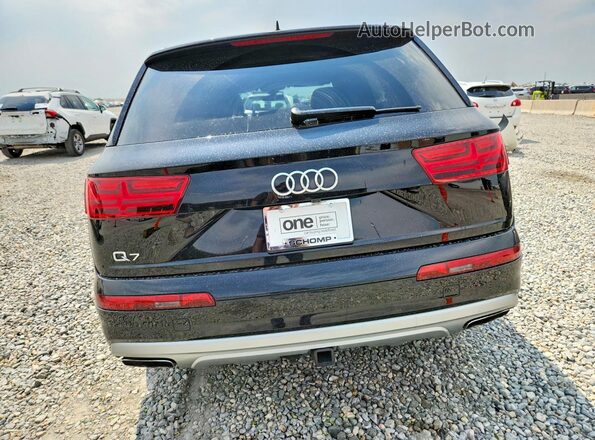 WA1VAAF71KD014931 2019 AUDI Q7 Black უკანა ხედი