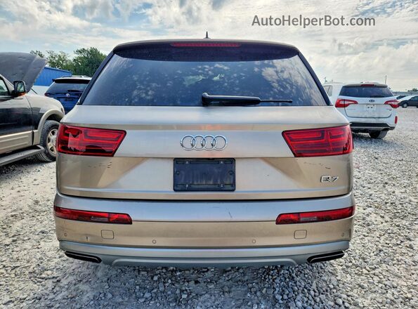 WA1VAAF71KD018221 2019 AUDI Q7 Gold Widok z tyłu