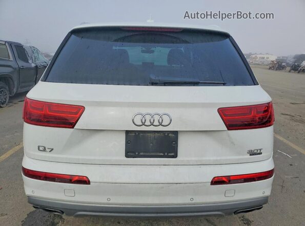 WA1VAAF72HD010685 2017 AUDI Q7 Белый Вид сзади