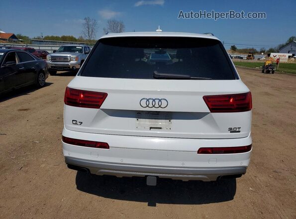 WA1VAAF72HD031195 2017 AUDI Q7 White Widok z tyłu