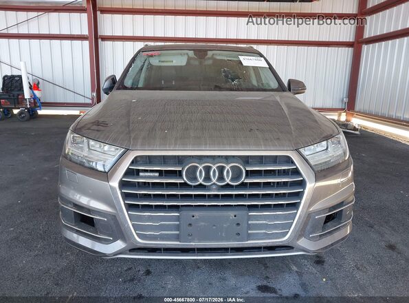 WA1VAAF72HD036011 2017 AUDI Q7 Gray Instrument cluster view